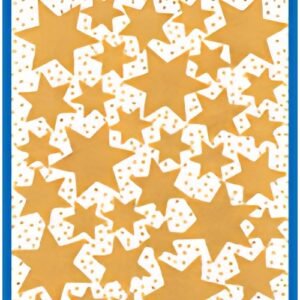 AVERY Zweckform ZDesign Stickers de Noël "étoiles", or