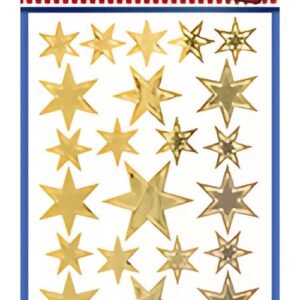 AVERY Zweckform Sticker de Noel ZDesign "etoile", or