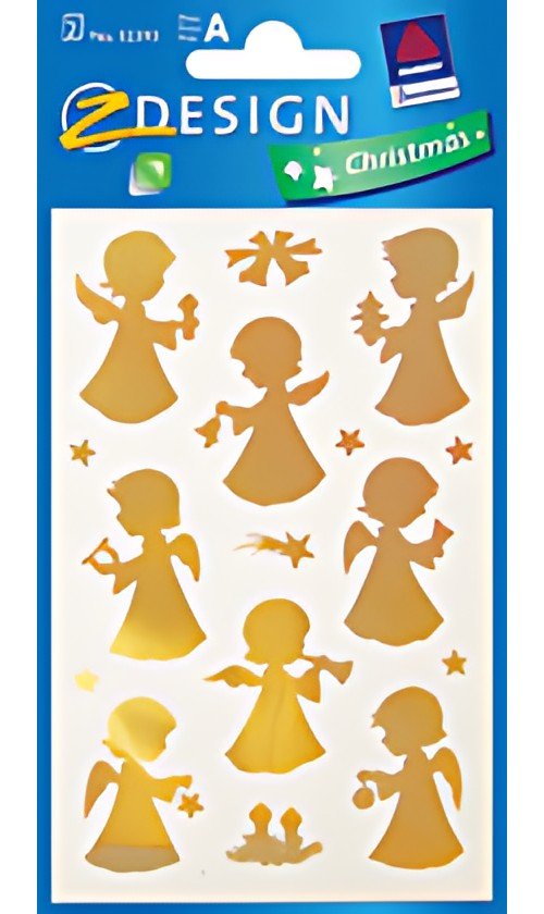 AVERY Zweckform ZDesign Stickers de Nöel "Anges dorés"