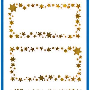 AVERY Zweckform ZDesign Sticker de Noël "Etoiles"