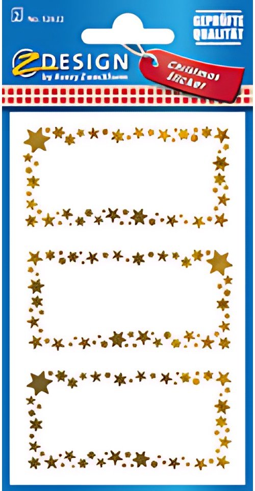 AVERY Zweckform ZDesign Sticker de Noël "Etoiles"
