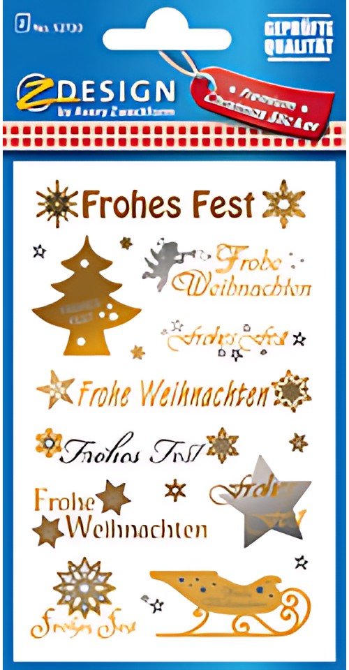 AVERY Zweckform ZDesign autocollant pour Noël inscriptions +