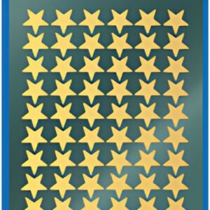 AVERY Zweckform ZDesign Stickers de Noël "étoiles", or
