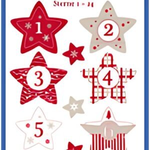 Avery Zweckform ZDesign Stickers calendrier de l'Avent