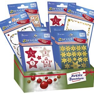 AVERY Zweckform ZDesign Sticker Noël "Calendrier de l'Avent"