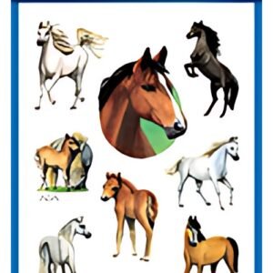 AVERY Zweckform Sticker ZDesign KIDS "Cheval", scintillant