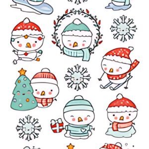ZDesign KIDS Tatouages de Noël "Bonhomme de neige"