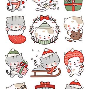 ZDesign KIDS Tatouages de Noël "Chats"
