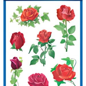 ZDesign CREATIVE Sticker "lierre de roses"