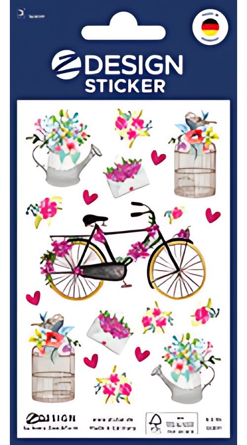 ZDesign CREATIVE Sticker "fleurs", coloré