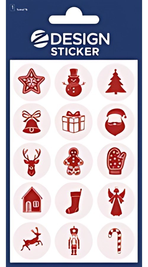ZDesign Stickers de Noël "Dessins brillants"