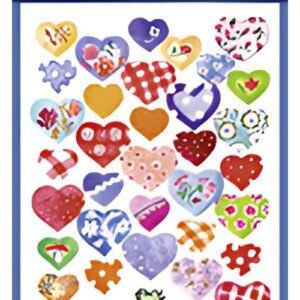 AVERY Zweckform ZDesign Sticker CREATIVE "coeurs", coloré