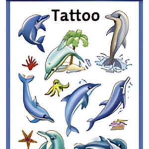 ZDesign KIDS Tatouage enfants "dauphins", coloré