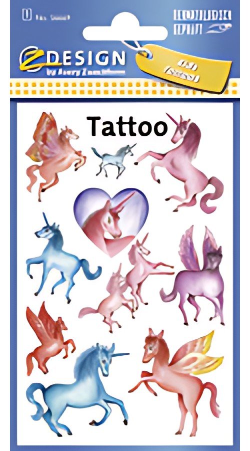 ZDesign KIDS Tatouages "licornes", coloré