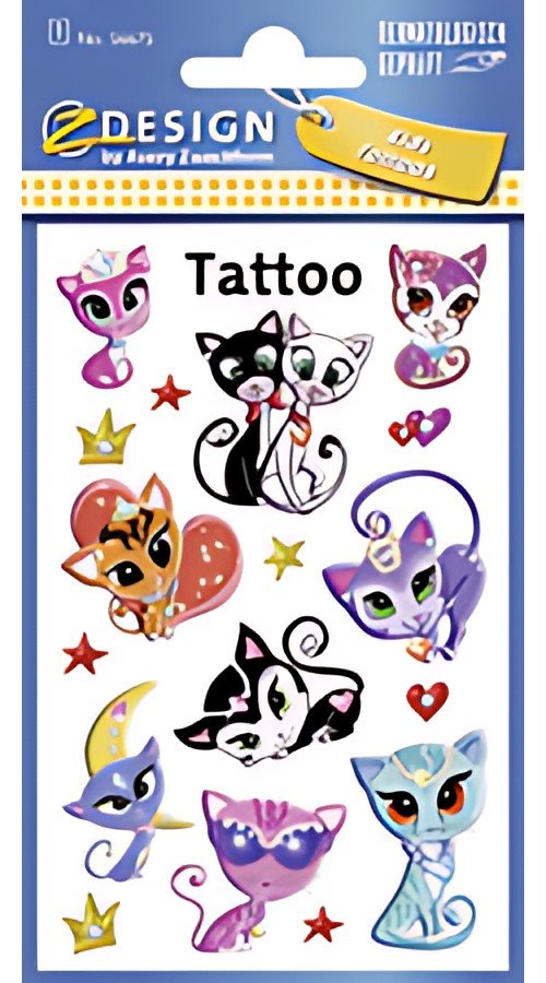 ZDesign KIDS Tatouage enfants "chats", coloré