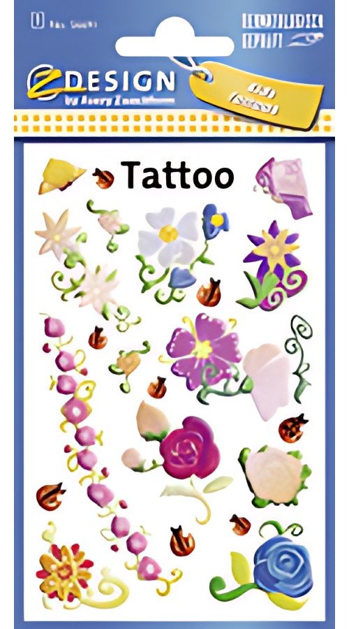 ZDesign KIDS Tatouages "fleurs", coloré