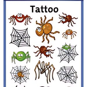 ZDesign KIDS Tatouage enfants "araignées", coloré