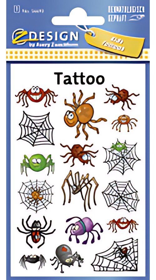 ZDesign KIDS Tatouage enfants "araignées", coloré