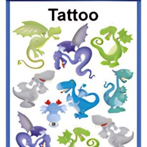 ZDesign KIDS Tatouages "dragons", coloré