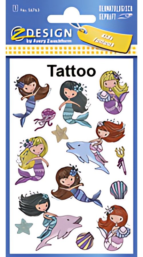 ZDesign KIDS Tatouages "sirène", coloré
