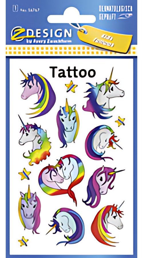 AVERY Zweckform ZDesign KIDS Tatouages "licorne"