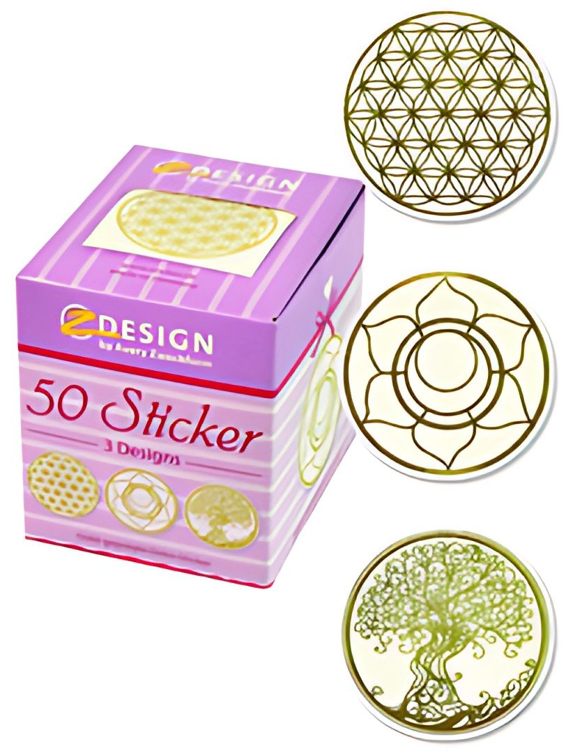 AVERY Zweckform Sticker ZDesign sur rouleau "fleur de vie"