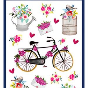 ZDesign CREATIVE Sticker "déco florale"