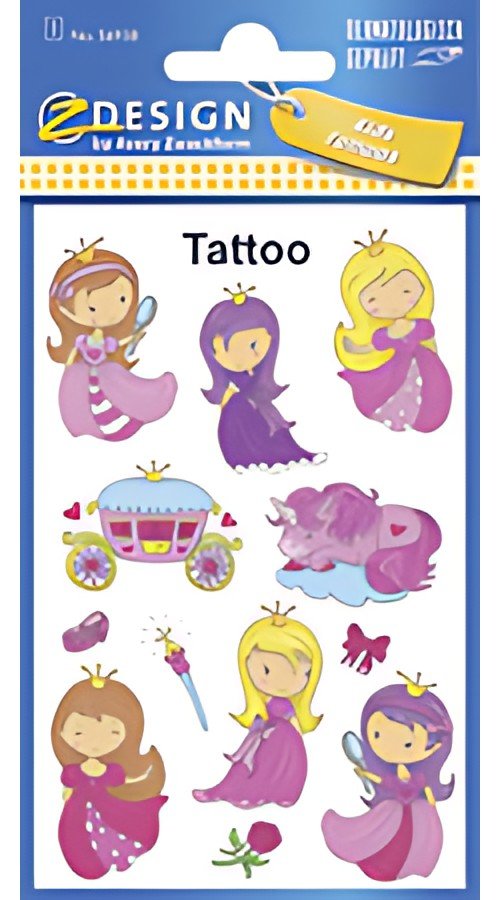 AVERY Zweckform ZDesign KIDS Tatouages "Princesse"
