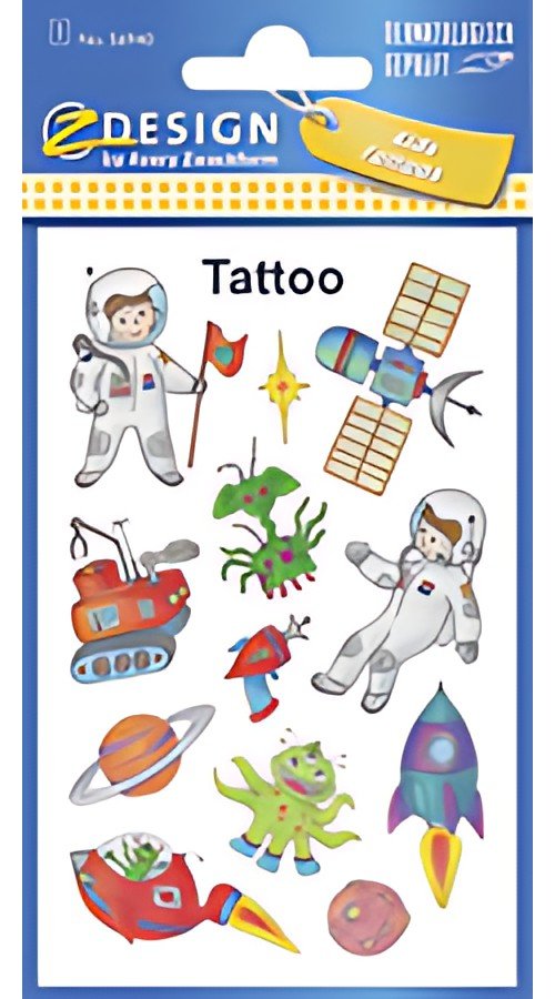 AVERY Zweckform ZDesign KIDS Tatouages "Espace"