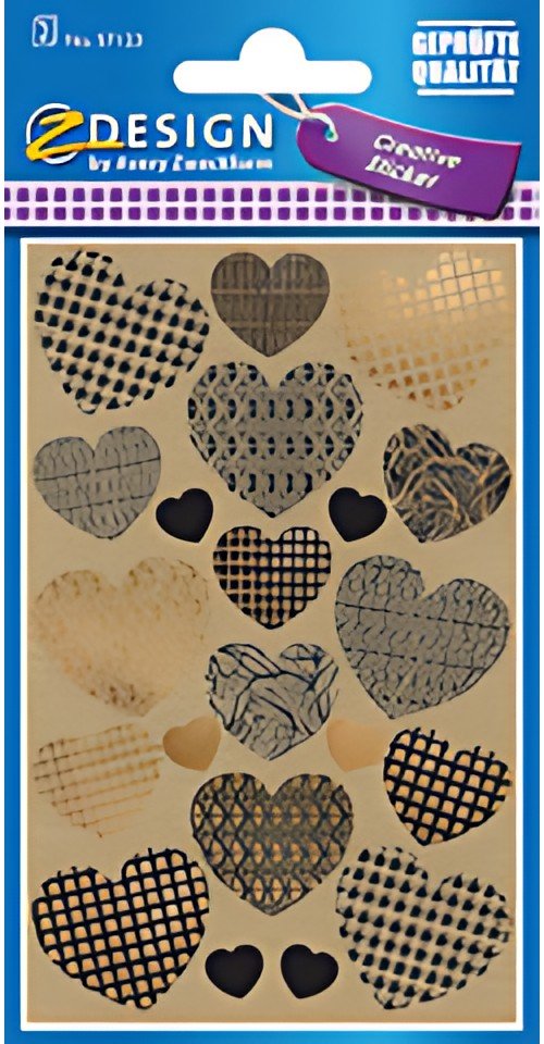AVERY Zweckform Sticker cadeau ZDesign CREATIVE "COEURS"