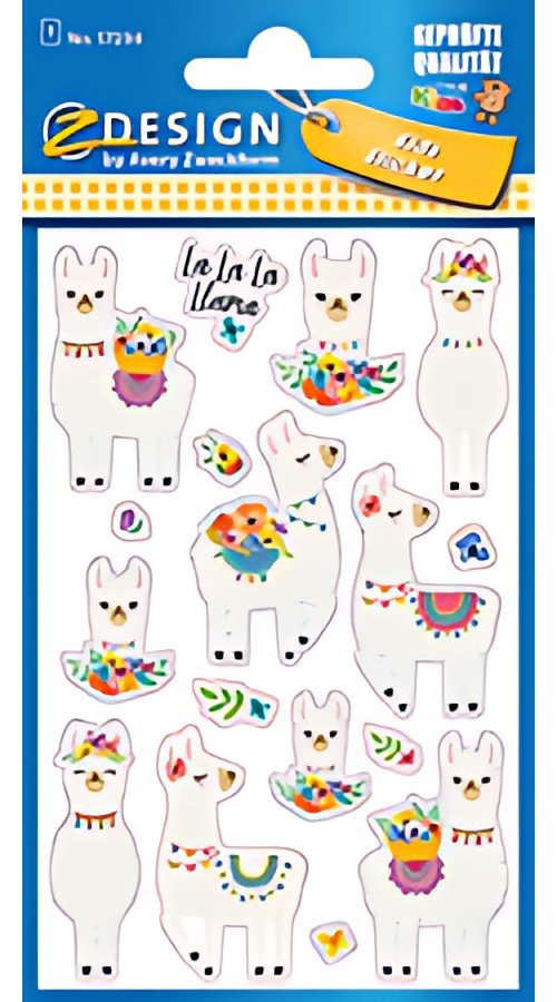 AVERY Zweckform ZDesign KIDS Sticker glitter "Alpaga"
