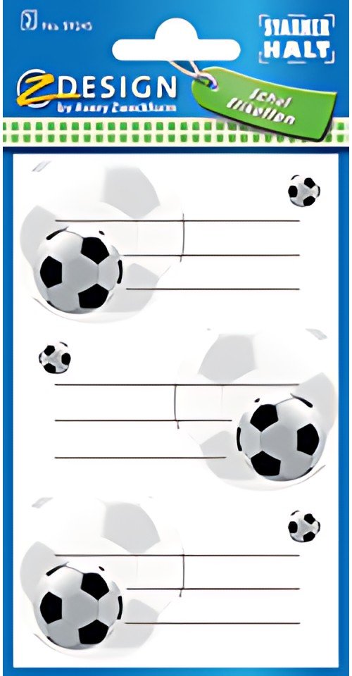 AVERY Zweckform ZDesign Etiquettes pour livres "football"