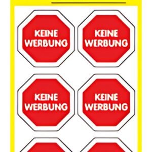 AVERY Zweckform étiquettes de signalisation "Keine Werbung"