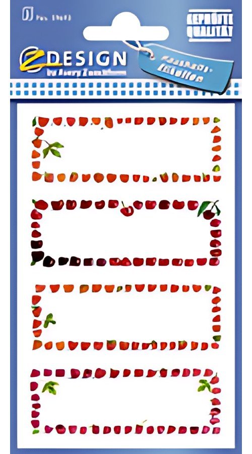 ZDesign HOME Étiquette de cuisine "baies & cerises"
