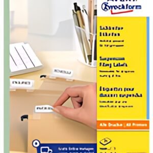 AVERY Zweckform Etiquettes pour dossiers suspendus, blanc