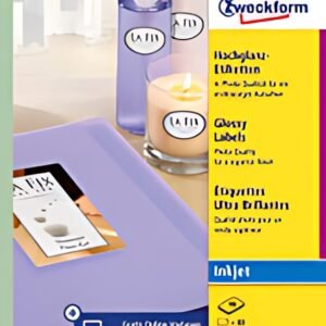 AVERY Zweckform Etiquette ovale jet d'encre/Glossy
