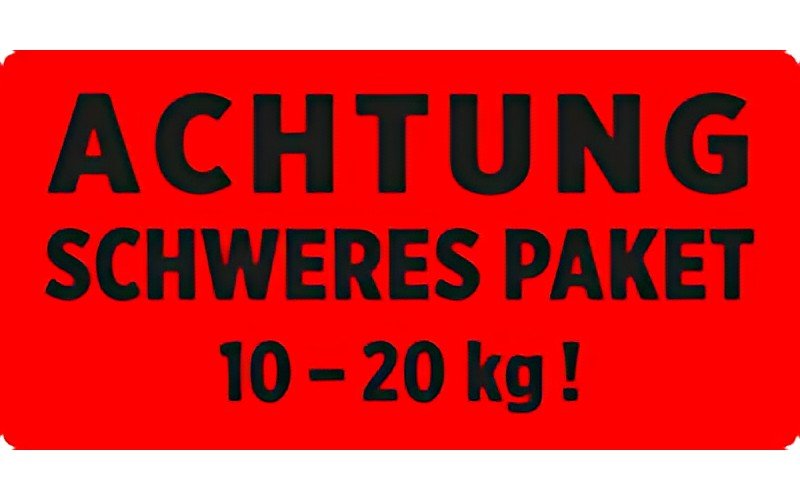 AVERY Zweckform Rollenetiketten "ACHTUNG SCHWERES PAKET"