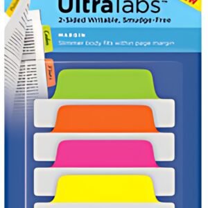 AVERY Zweckform Onglet adhésif UltraTabs fluo, 63,5 x 25 mm