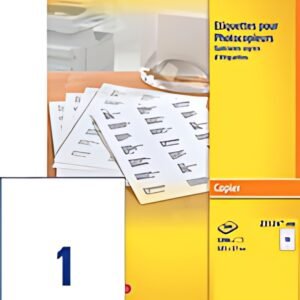 AVERY Etiquette pour photocopieur, 210 x 148 mm, blanc