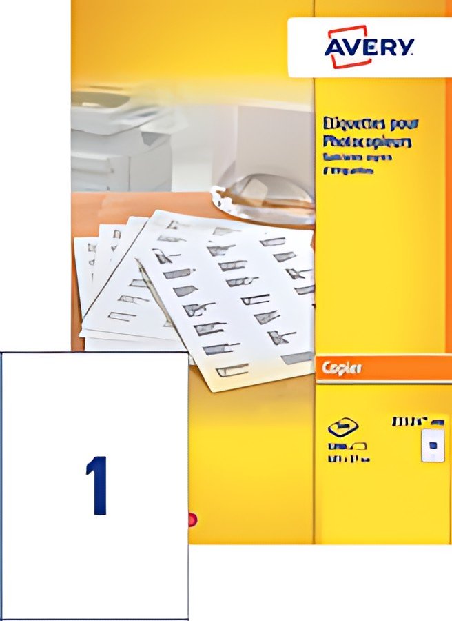 AVERY Etiquette pour photocopieur, 210 x 148 mm, blanc