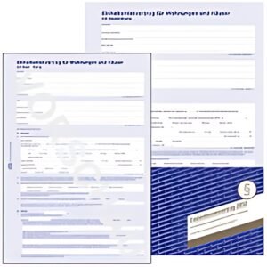 Formulaire d’objet AVERY « Contrat de location A4 », 6 pages