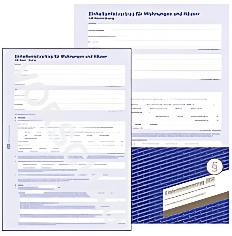 Formulaire d’objet AVERY « Contrat de location A4 », 6 pages