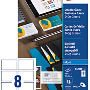 AVERY Cartes de visite Quick&Clean, 260 g/m2, blanc mat