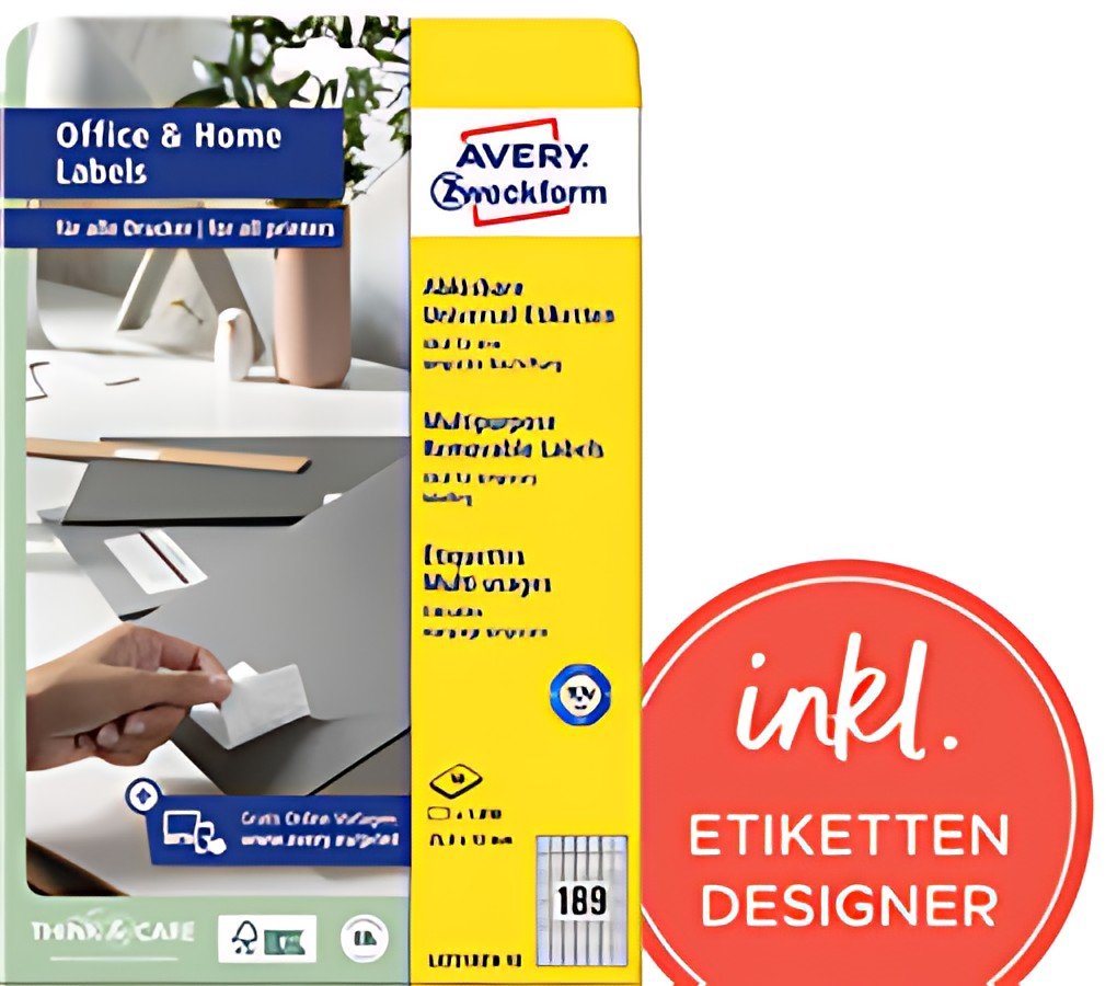 AVERY Zweckform Etiquette universelle, 35,6 x 16,9 mm, blanc