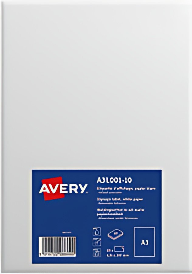 AVERY Etiquette d'affichage, enlevable, 420 x 297 mm, blanc