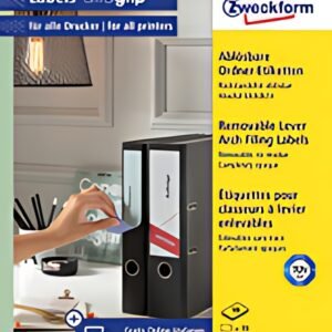 AVERY Zweckform Etiquettes pour dos de classeur, 38 x 192 mm