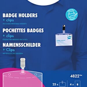 AVERY Porte-badge à pince, 90 x 60 mm