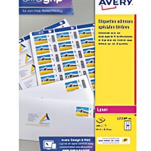 AVERY Etiquette SPECIAL pour timbres, 63,5 x 33,9 mm, blanc