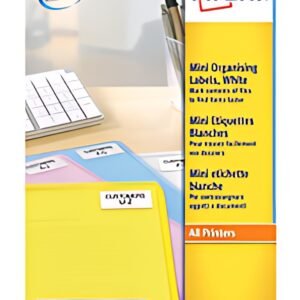 AVERY Mini étiquette d'adresse laser, 45,7 x 16,9 mm, blanc