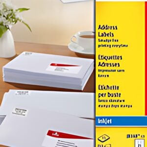 AVERY Etiquette d'adresse jet d'encre, 99,1 x 33,9 mm, blanc